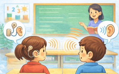 Speech Perception in Classroom Acoustics by Children with Cochlear Implants and With Typical Hearing