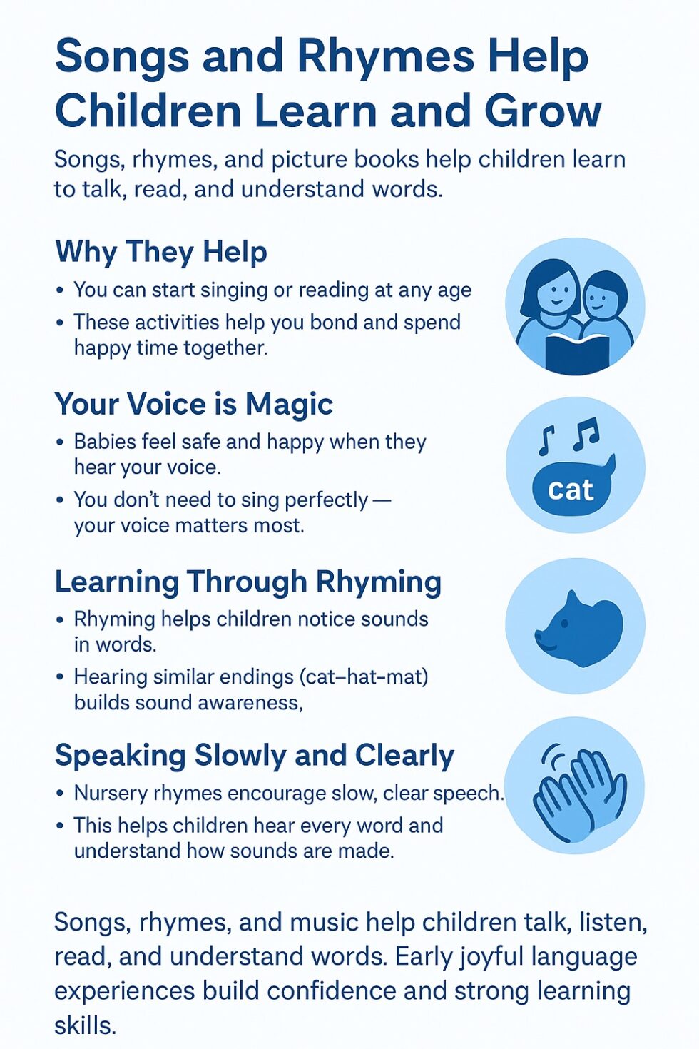 How Songs and Rhymes Help Kids Learn Better | Listening Ears